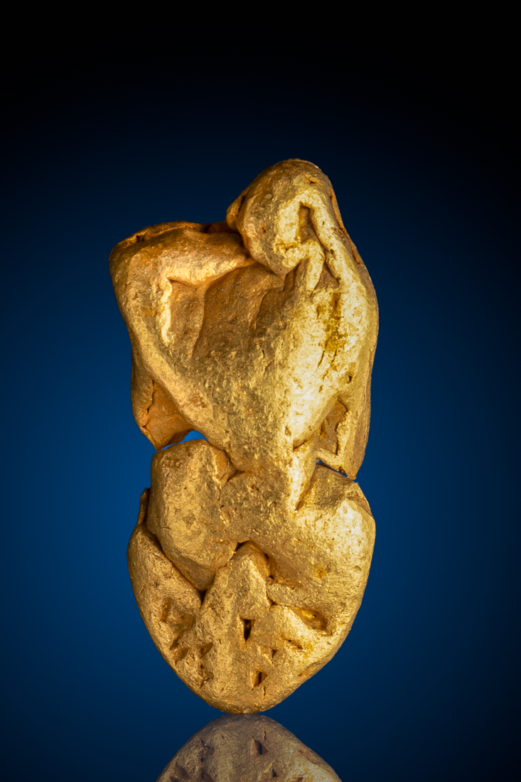 (image for) Brillian Heavy in the Hand Natural American River Gold Nugget - 11.60 grams